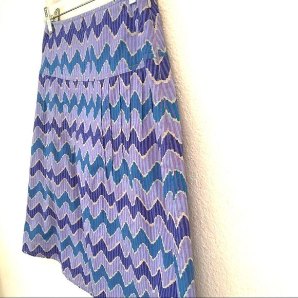 Royal Robbins wave print a-line skirt 4 - Picture 2 of 8